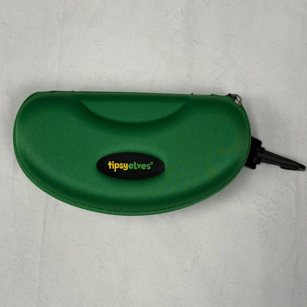 Tipsy Elves Psychic Pathway Sunglasses Green‎ Splatter Orange Mirror TE-SSG600